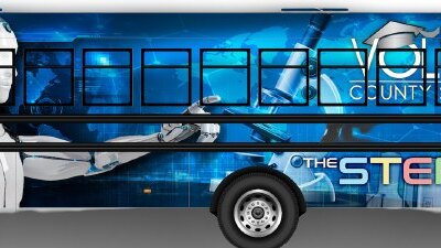 Volusia County Schools unveils cutting-edge STEM Bus.
