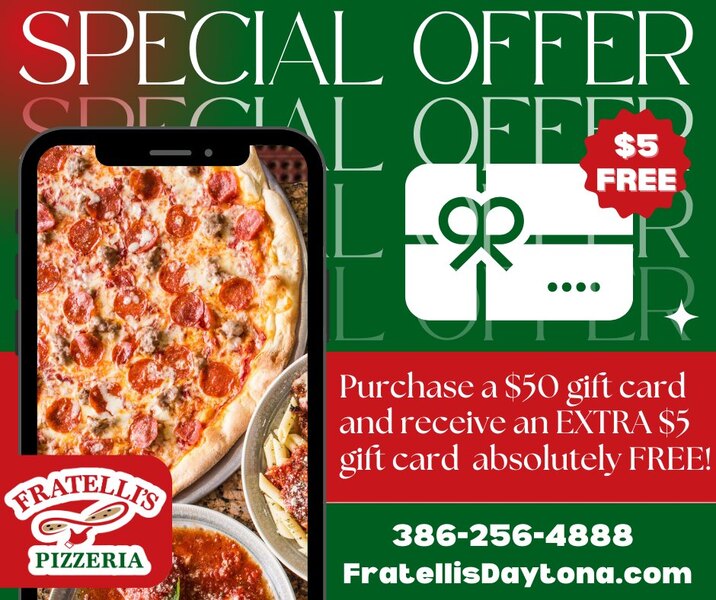 Unwrap Savings with Fratelli's Pizzeria's Gift Card Special!