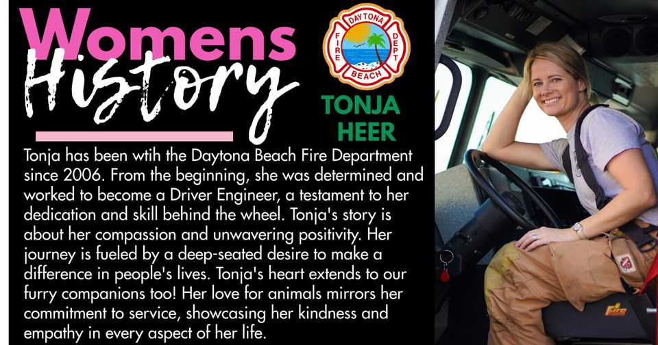 Daytona Fire Department Honors Women For Women's History Month