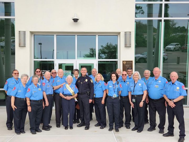 40-Year Police Volunteer Celebrates Her 100th Birthday