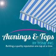 awning tops